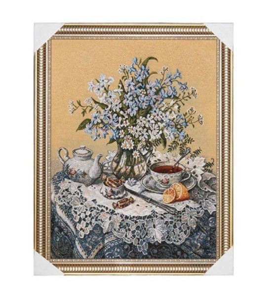 Гобеленовая картина "ривьера утренний чай" 55*40 см. Оптпромторг Ооо (404-770-08) 