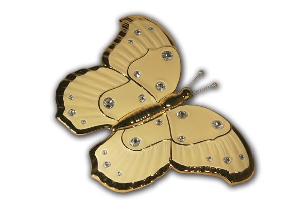 Декоративное изделие  Бабочка(кремовая) Bruno Costenaro ( BC-ST811_CO-AL )