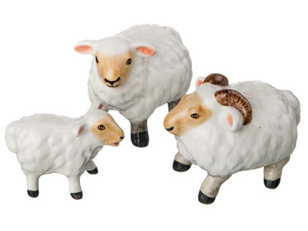 Комплект из 3 шт.фигурок "овечье семейство" 6*7*5 см. Kachen (432-421)