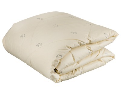 Одеяло кашемир 200*220 см, верх:тик-100% хлопок, наполнитель:100% высокосиликониз.волокно, крем (556-183) 