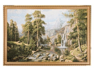Гобеленовая картина "лесной водопад" 110*79 см. Оптпромторг ООО (D-404-1301-31)