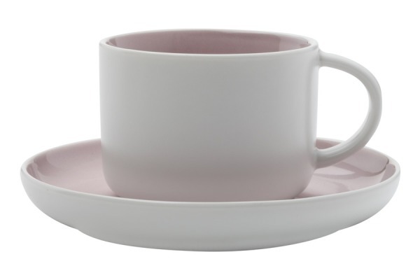 Чашка с блюдцем Оттенки (розовая) без инд.упаковки - MW475-DI0116 Maxwell & Williams