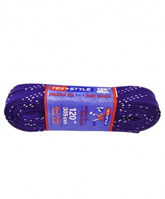 Шнурки для коньков с пропиткой W923, пара, 3,05м, фиолетовые (87053)