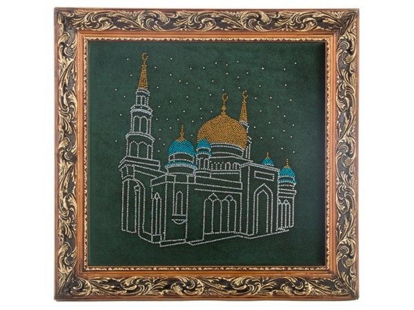 Картина со стразы московская соборная мечеть , 44x42см (562-209-80) 