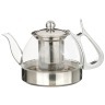 Заварочный чайник с фильтром из нжс и индукционным дном, 800 мл Dalian Hantai (891-020) 