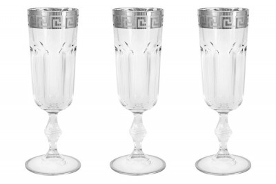 6 бокалов для шампанского Версаче серебро - SM1053_299-S-AL Same
