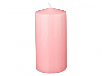 Свеча высота=20 см.диаметр=10 см.нежно-розовая Young Adpal (348-434) 