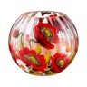 Ваза-шар декоративная мак фантазия диаметр 18 см (135-5045) 