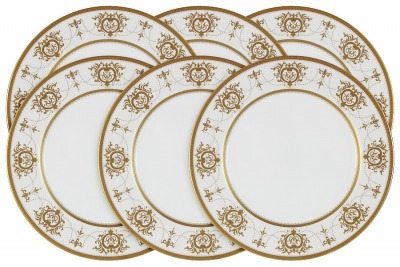 Набор из 6 обеденных тарелок Тиара Голд - N51759-51645AL Narumi