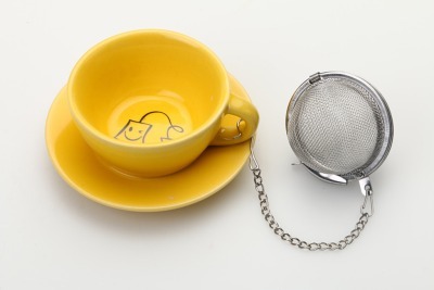 Набор:подставка под чайный пакетик с ситом диаметр=8 см. Hebei Grinding (470-284) 