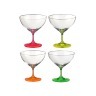 Набор бокалов для коктейлей из 4 шт "neon" 340 мл..высота=13 см. Crystalex Cz (674-395) 