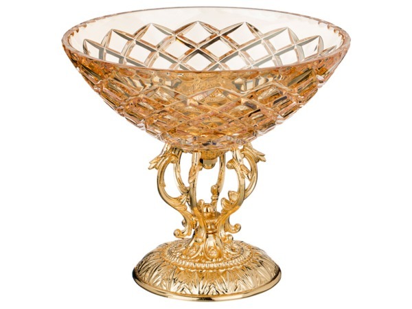 Декоративная чаша высота=20 см.диаметр=23 см. ROSAPERLA (284-550)