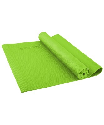 Коврик для йоги FM-101, PVC, 173x61x0,4 см, зеленый (78596)