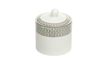 Сахарница 320мл,серый орнамент (6) (TT-00000350)