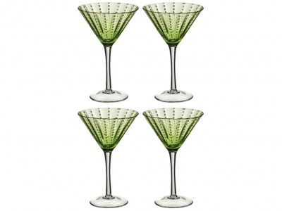 Набор бокалов для мартини из 4 шт.высота=18 см.300 мл. Dalian Hantai (495-710) 