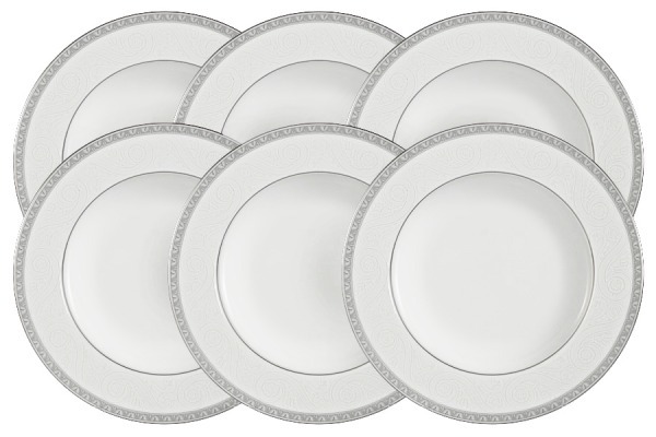 Набор суповых тарелок Луна, 23 см, 6 шт - N50200-51649 Narumi