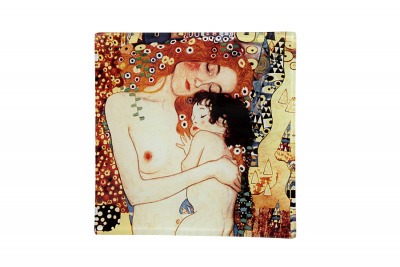 Тарелка квадратная Мать и дитя (Г.Климт) - CAR198-1006-AL Carmani