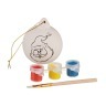 Набор для раскрашивания "шар дед мороз" 12,5*6,7*17,5см елочная игрушка,краски,кисть Hebei Grinding (117-226) 