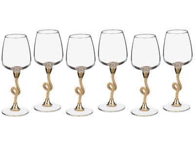 Набор бокалов для вина из 6 шт. 350 мл.высота=22 см. Claret Di (661-035) 