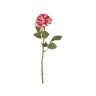 Цветок искусственный "роза цвета фуксия" длина=38 см. (кор=1шт.) SILK-KA (654-181)