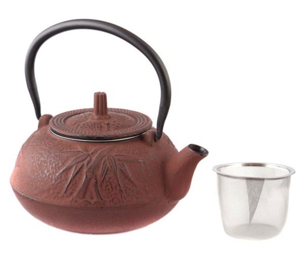 Заварочный чайник чугунный "латте"  с эмалированным покрытием внутри 850 мл Lefard (734-003)