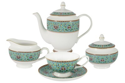 Чайный сервиз из 15 предметов на 6 персон Восточный дворец - AL-13861-BLU-TS_15-ST Anna Lafarg Stechcol