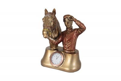 Часы настольные Бюст Жокей с лошадью Lisheng (LI-LS-1243BT-AL)