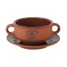 Суповая чашка на блюдце Умбра Terracotta (TLY923-CKT-AL)