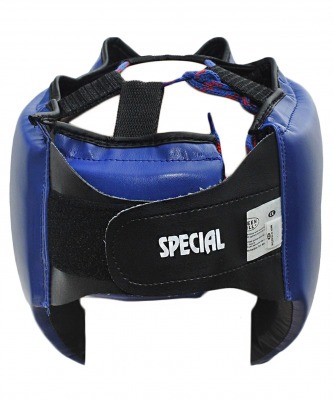 Шлем открытый Special HGS-4025, кожзам, синий (114727)