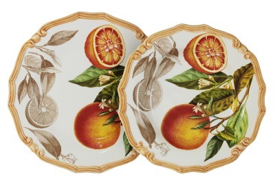 Набор тарелок: суповая + обеденная Апельсины LCS (LCS053_2-AR-AL)