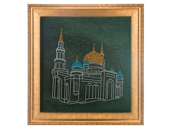 Картина со стразы московская соборная мечеть , 42x44см (562-209-61) 