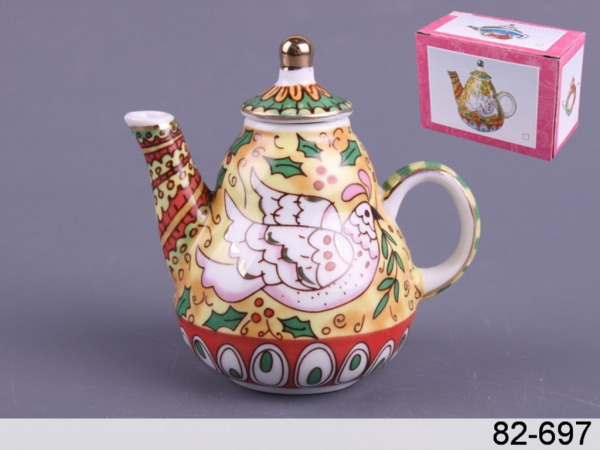 Чайник декоративный 9*9*6 см. 100 мл. Hangzhou Jinding (82-697) 