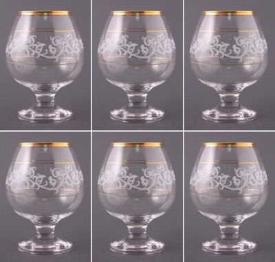Набор бокалов для бренди "бистро" из 6 шт 300 мл. (381-201) 