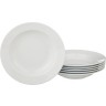 Набор суповых тарелок из 6 шт."евро" диаметр=23 см. M.Z. (655-668)