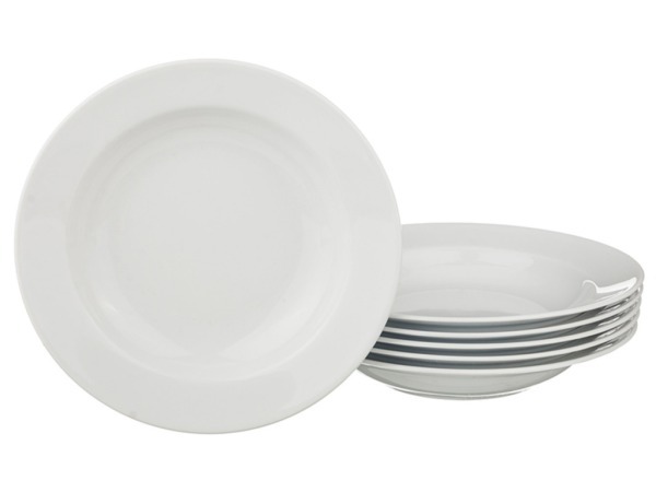 Набор суповых тарелок из 6 шт."евро" диаметр=23 см. M.Z. (655-668)