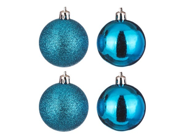 Набор шаров из 4 шт. диаметр=6 см. голубой Polite Crafts&gifts (858-021) 