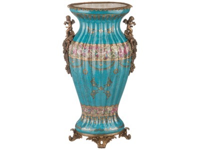 Декоративная ваза 25*18 см. высота=47 см. Hangzhou Jinding (469-268) 
