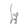 Подставка для колец "кошка" высота=12 см. (мал=24шт./кор=96шт.) Lefard (258-039)