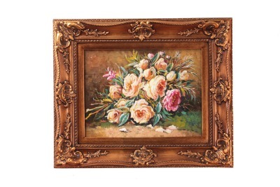 Картина "розы" полотно 40*30 см. багет 60*50 см. Frame Factory (107-161-1) 