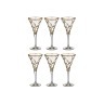 Набор бокалов для шампанского из 6шт."лаурус" 150 мл. высота=18,5 см. Same Decorazione (103-107) 