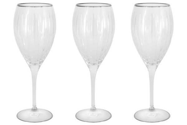 6 бокалов для вина Пиза серебро Same ( SM2102_SAL )