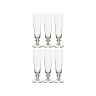 Набор бокалов для шампанского из 6 шт."бэлла" 205 мл.высота=20 см. Bohemia Crystal (674-547)