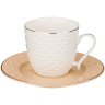 Чайный набор на 6 персон "безе" 12 пр. 220 мл. Porcelain Manufacturing (359-309) 