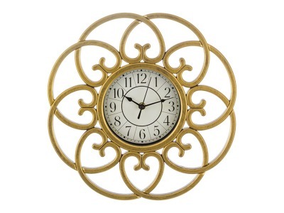 Часы настенные кварцевые "italian style" 40*36*5 см.диаметр циферблата=14 см. Guangzhou Weihong (220-133) 