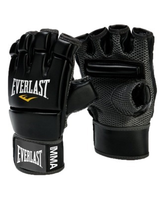 Перчатки для ММА Kickboxing 4402B, к/з, черные (2951)