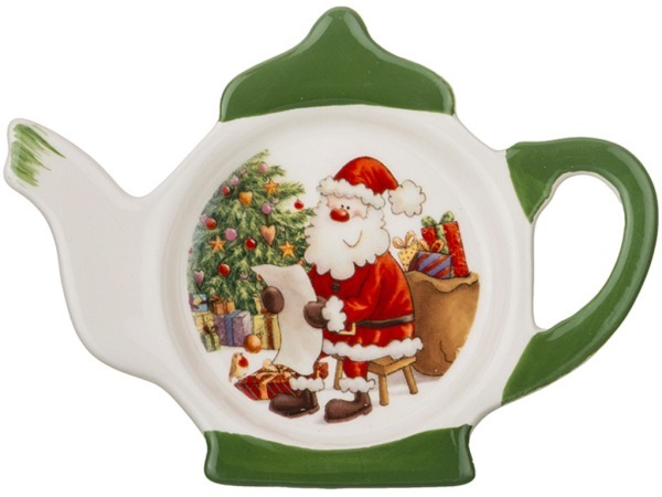 Подставка под чайные пакетики "merry christmas" 13*9*2 см (кор=144шт.) Agness (358-1240)