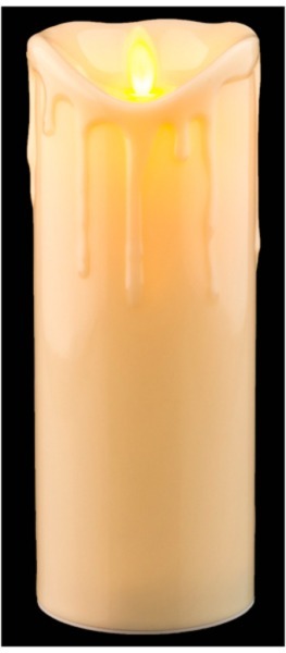 Фигурка с подсветкой "свеча" диаметр= 8 см высота=20 см (кор=120шт.) Polite Crafts&gifts (786-275)