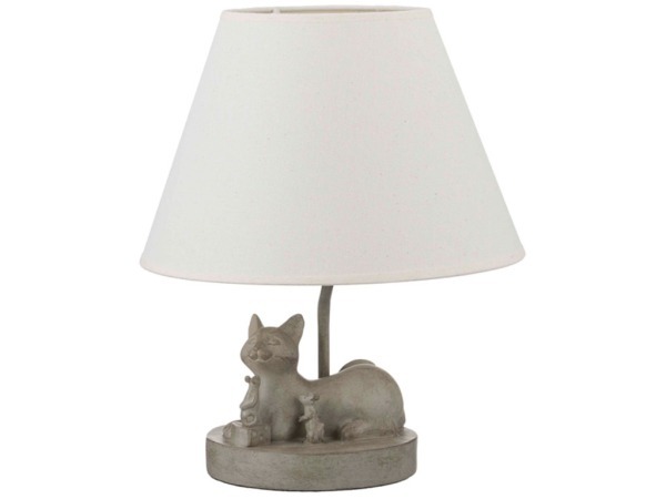 Светильник с абажуром "кошка с мышами" e27 40w 30*30 см. высота=37 см. (кор=1шт.) Lefard (599-160)
