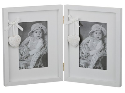 Фоторамка двойная коллекция "снежно-белый прованс" 36,5*23*2 см. Polite Crafts&gifts (222-601) 