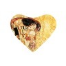 Тарелка в форме сердца Поцелуй (Г.Климт) Carmani (CAR198-1271-AL)